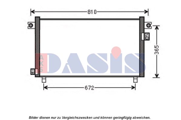 AKS DASIS Kondensators, Gaisa kond. sistēma 072042N